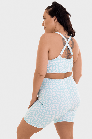 Bacon Active Shorts V-Waist Biker Short // Iced Kalahari